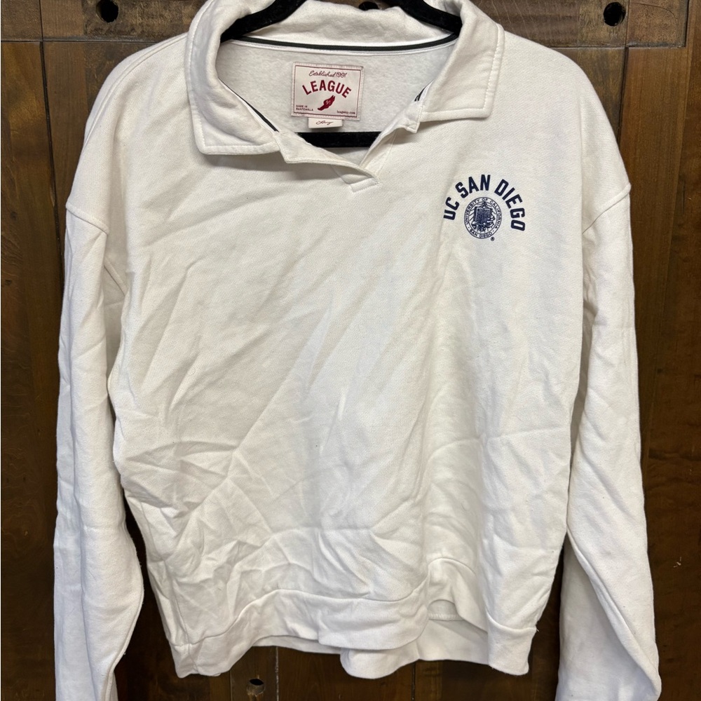 White League Pullover Sweatshirt